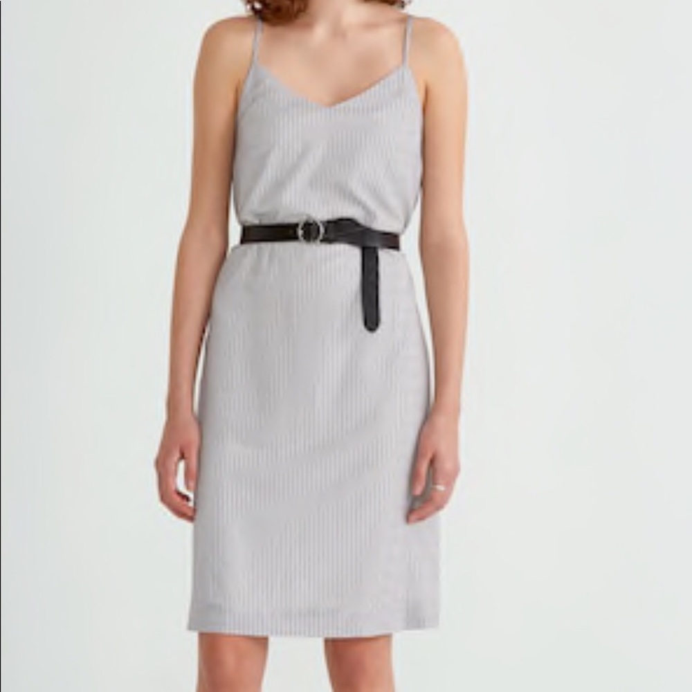 NWT - Striped Slip Dress In Black and White